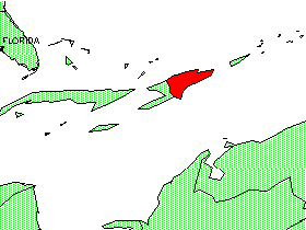 Map of the Caribbean